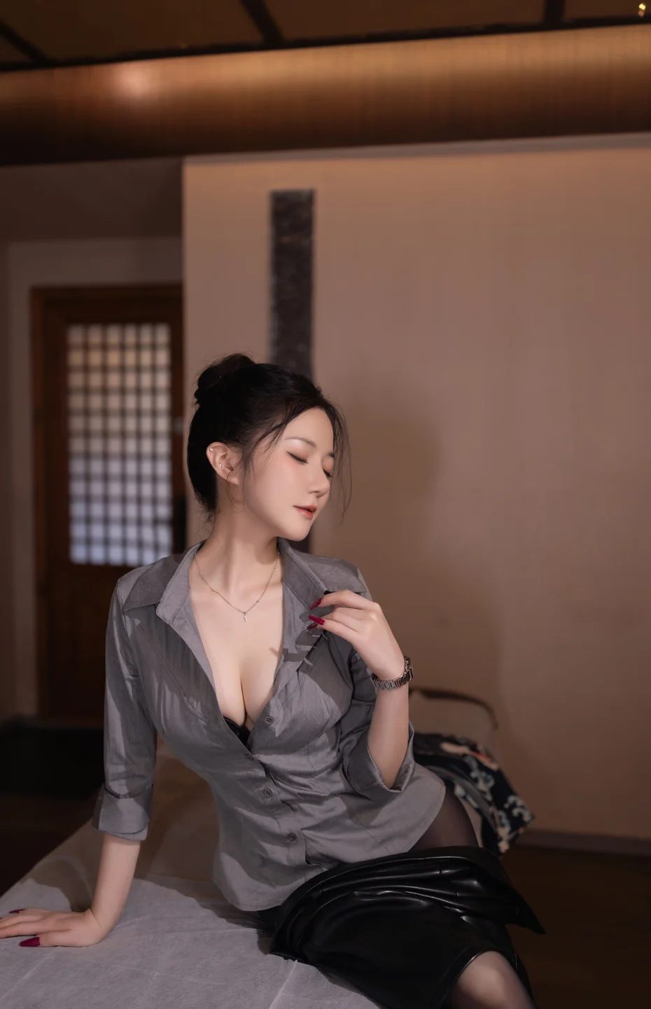 鱼子酱Fish - 按摩 [120P-1.14GB] tg@simisebaisi 【丝足阁】019.webp